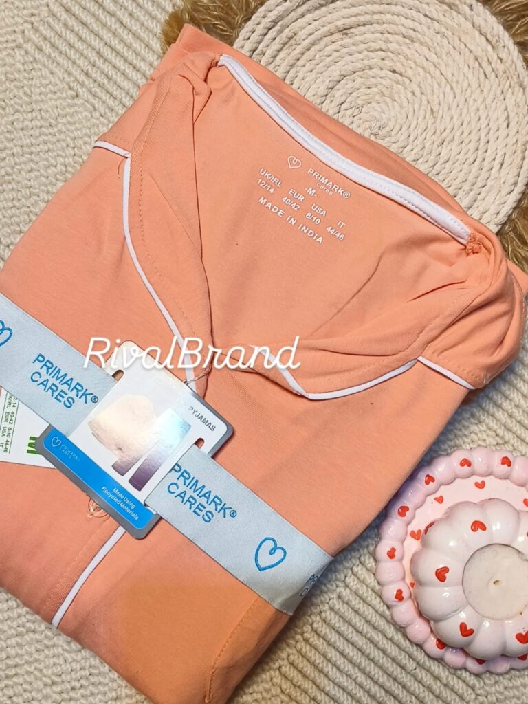 بيجامة حريمي زراير كم Primark -لون ثيمون